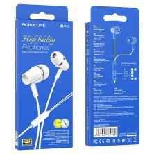 Дротові навушники BOROFONE BM69, білий