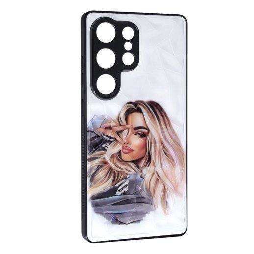 Накладка Prisma Ladies New для Samsung S25 Ultra Girl in a hoodie