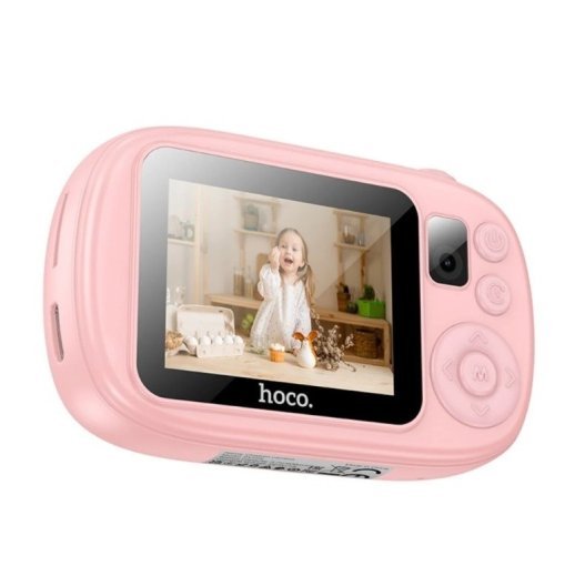 ФОТО КАМЕРА HOCO DV205 Dual camera children camera, РОЖЕВИЙ