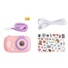 ФОТО КАМЕРА HOCO DV205 Dual camera children camera, РОЖЕВИЙ