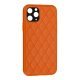Чохол Шкiра Люкс 2021 для Apple iPhone 11 Pro Orange