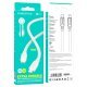USB-C кабель BOROFONE BX81 Goodway PD charging data Type-C - Lightning 6ММ, білий