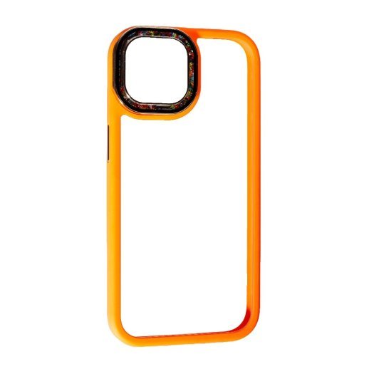 Чохол Swarovski для Apple iPhone 15 Orange