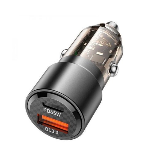 Автомобільний зарядний пристрій BOROFONE BZ20A Smart 83W dual port PD65W+QC3.0 car charger