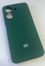 Чехол Silicone Case for Xiaomi Redmi 13C 4G Dark Green