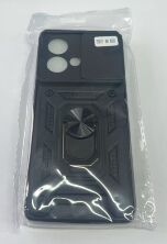 Armor Case With Curtain for Motorola Edge 40 Neo Dark Blue