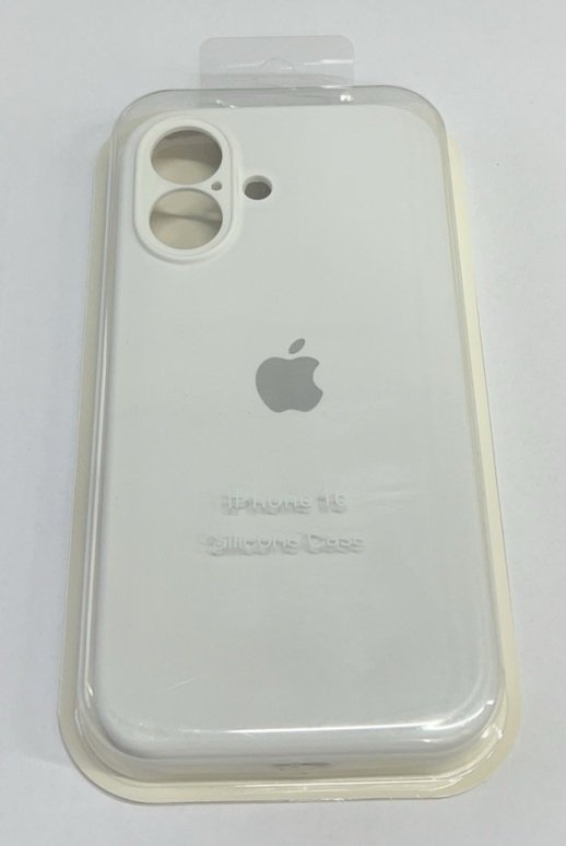 Чехол Silicone Case Copy Apple iPhone 16 Square White 8
