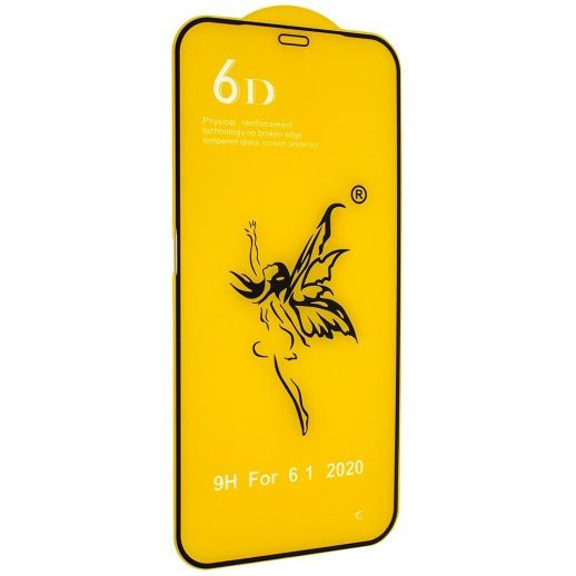 Захисне скло 6D PREMIUM APPLE IPHONE 12 6,1" ЧОРНИЙ