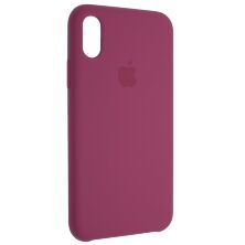 Задня накладка Silicone Case APPLE IPHONE XS MAX, відкритий низ 63