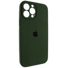 Задня накладка Silicone Case FULL CAMERA APPLE iPhone 16 PRO 6.3" 31_dark_green