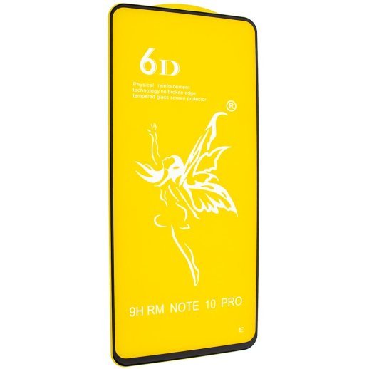 Захисне скло 6D PREMIUM XIAOMI Redmi Note 10 PRO 2021 ЧОРНИЙ