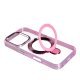 Накладка Metal Holder With Magsafe для Apple iPhone 16 Pro Max Pink