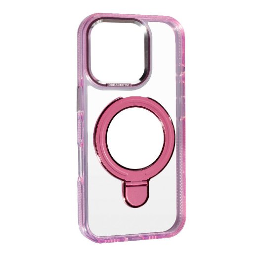 Накладка Metal Holder With Magsafe для Apple iPhone 16 Pro Max Pink
