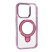 Накладка Metal Holder With Magsafe для Apple iPhone 16 Pro Max Pink