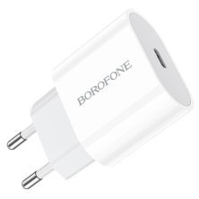 Мережевий зарядний пристрій BOROFONE BA61A Origin single Type-C charger(EU
