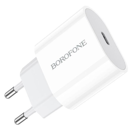Мережевий зарядний пристрій BOROFONE BA61A Origin single Type-C charger(EU