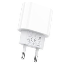 Мережевий зарядний пристрій BOROFONE BA61A Origin single Type-C charger(EU