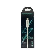 USB Cable TORNADO TX13 Lightning 2.4A/1m Белый