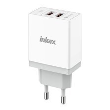 Мережевий зарядний пристрій INKAX CD-130 2 USB | QC 3.0 | 36W