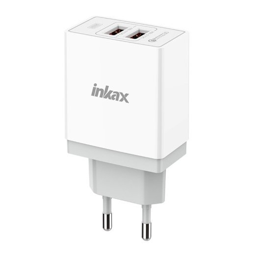 Мережевий зарядний пристрій INKAX CD-130 2 USB | QC 3.0 | 36W