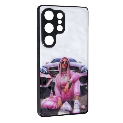 Накладка Prisma Ladies New для Samsung S25 Ultra Pink Car