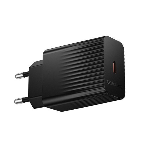 Мережевий зарядний пристрій BOROFONE BAS75A PD 30W USB-C, чорний