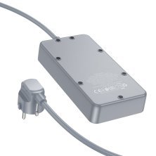 Сетевой удлинитель Borofone BAC2A (3USB/1Type-C/3xSocket) 1,5м (черный)