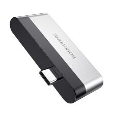 Перехідник BOROFONE DH2 USB HUB з Type-C на 1 USB (3.0) та HDMI