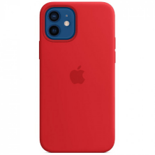 Silicone Case Original With MagSafe and Splash Screen Apple iPhone 12 / 12 Pro Red