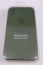 Чохол Silicone Case Copy Apple iPhone X / Xs Square Army Green 18