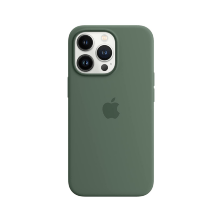 Silicone Case Original With MagSafe and Splash Screen Apple iPhone 13 Pro Max Eucalyptus