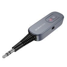Bluetooth-аудіоадаптер BOROFONE BC51 Clear Way, сірий