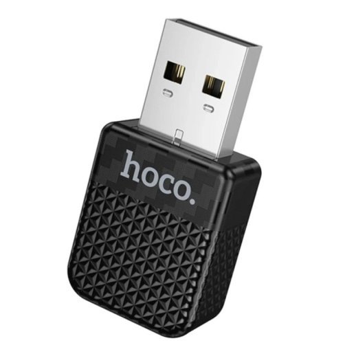 Адаптер автомобильный беспроводной Hoco HU3 Tony CarPlay USB/ Type-C (11pc) (черный)