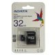 microSDHC (UHS-1) A-DATA PREMIER 32Gb class 10 (R-85MB/S) ADAPTER SD