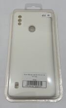 Чохол Silicone Case for ZTE A51 4G No Logo White