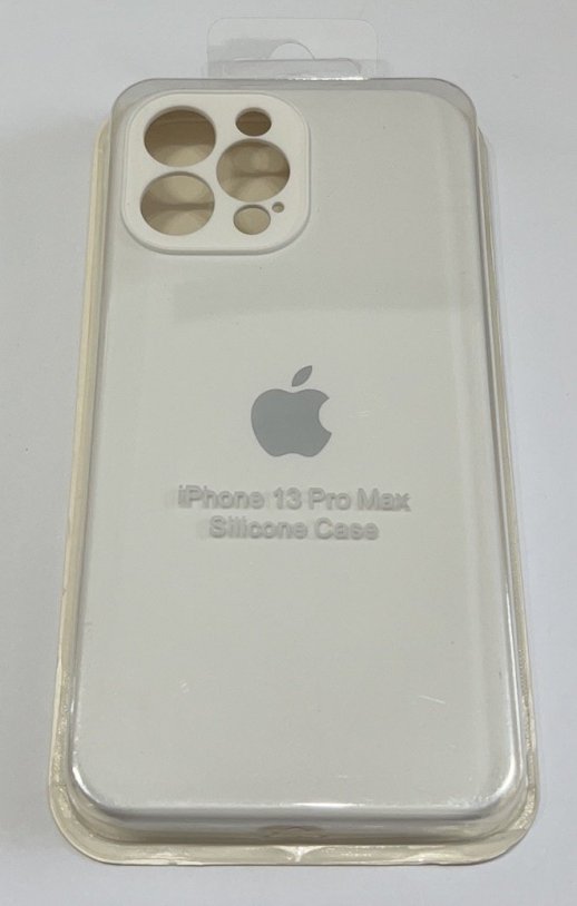 Чохол Silicone Case Copy Apple iPhone 13 Pro Max Square White, 02