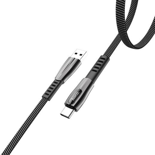 USB кабель HOCO U70 USB - Type-C 3A 1.20M, чорний