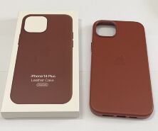 Чохол Leather Case Apple Iphone 14 Plus  MagSafe Umber