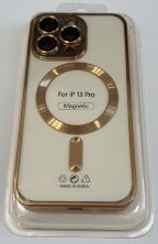 Case Magsafe With Frame for Apple Iphone 13 Pro Gold