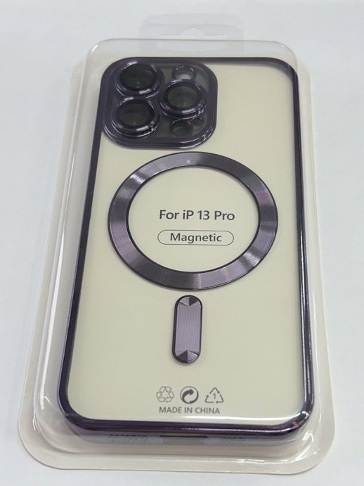 Case Magsafe With Frame for Apple Iphone 13 Pro Gold