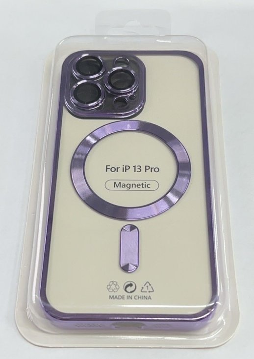 Case Magsafe With Frame for Apple Iphone 13 Pro Gold