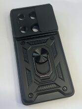 Armor Case With Curtain for Xiaomi Redmi Note 13 Pro 4G Dark Blue