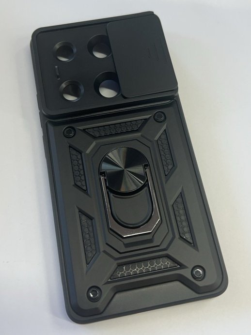 Armor Case With Curtain for Xiaomi Redmi Note 13 Pro 4G Dark Blue