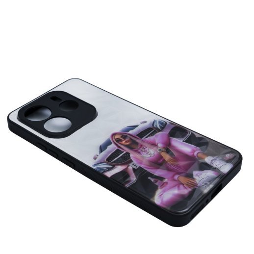 Накладка Prisma Ladies New для Xiaomi Redmi Note 14 (5G) Pink Car