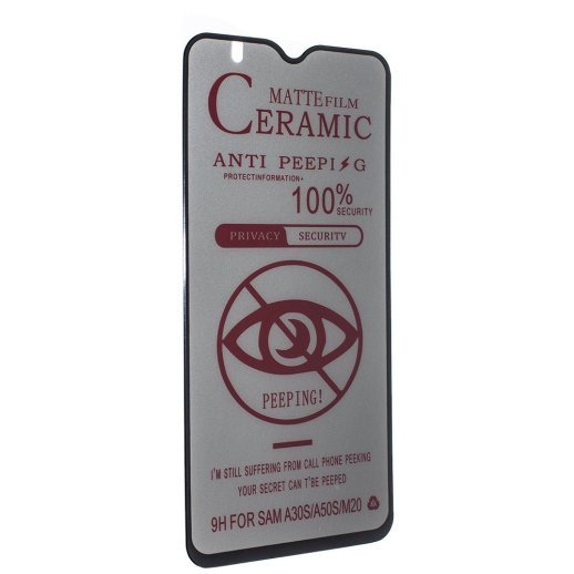 CERAMICS FILM PRIVACY МАТОВЕ SAMSUNG A307 Galaxy A30S 2019 ЧОРНИЙ