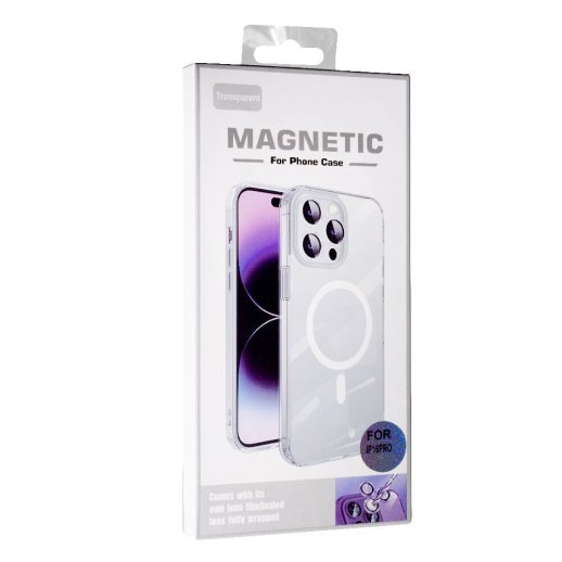Накладка Magnetic Case для Apple iPhone 16 Pro Transparent