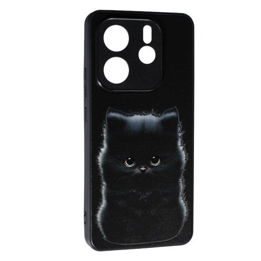 Накладка Fashion Mix для Xiaomi Redmi Note 14 (5G) Black Cat