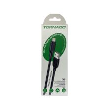USB Cable TORNADO TX9 Silicone Lightning 2.4A/1m Black