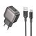 Мережевий зарядний пристрій BOROFONE BAS52A USB QC3.0 18W + кабель USB - TYPE-C, чорний