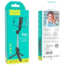 Монопод для селфі HOCO K17 Figure mini live broadcast stand ЧОРНИЙ